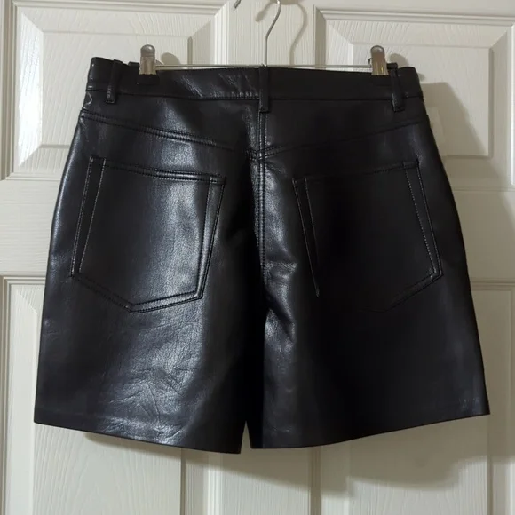 Butter soft utility leather shorts - Picture 6 of 6
